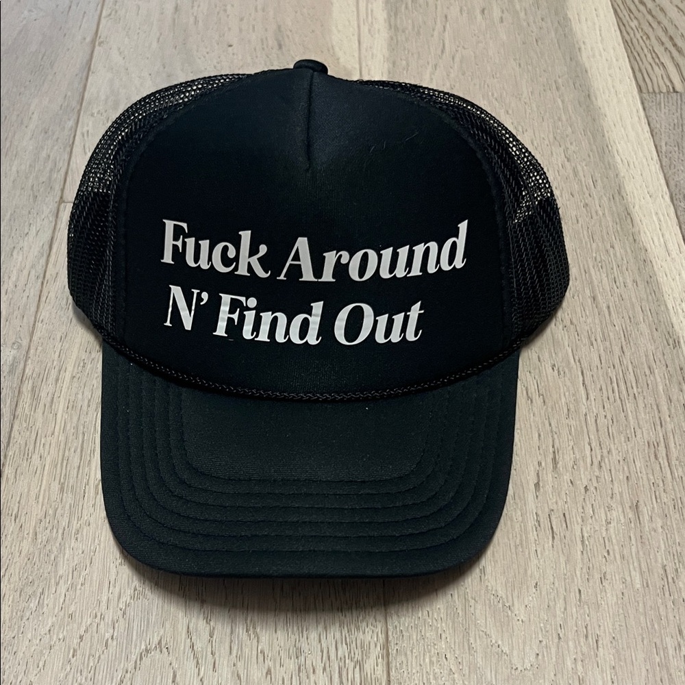 FAFO Black Trucker Cap Hat